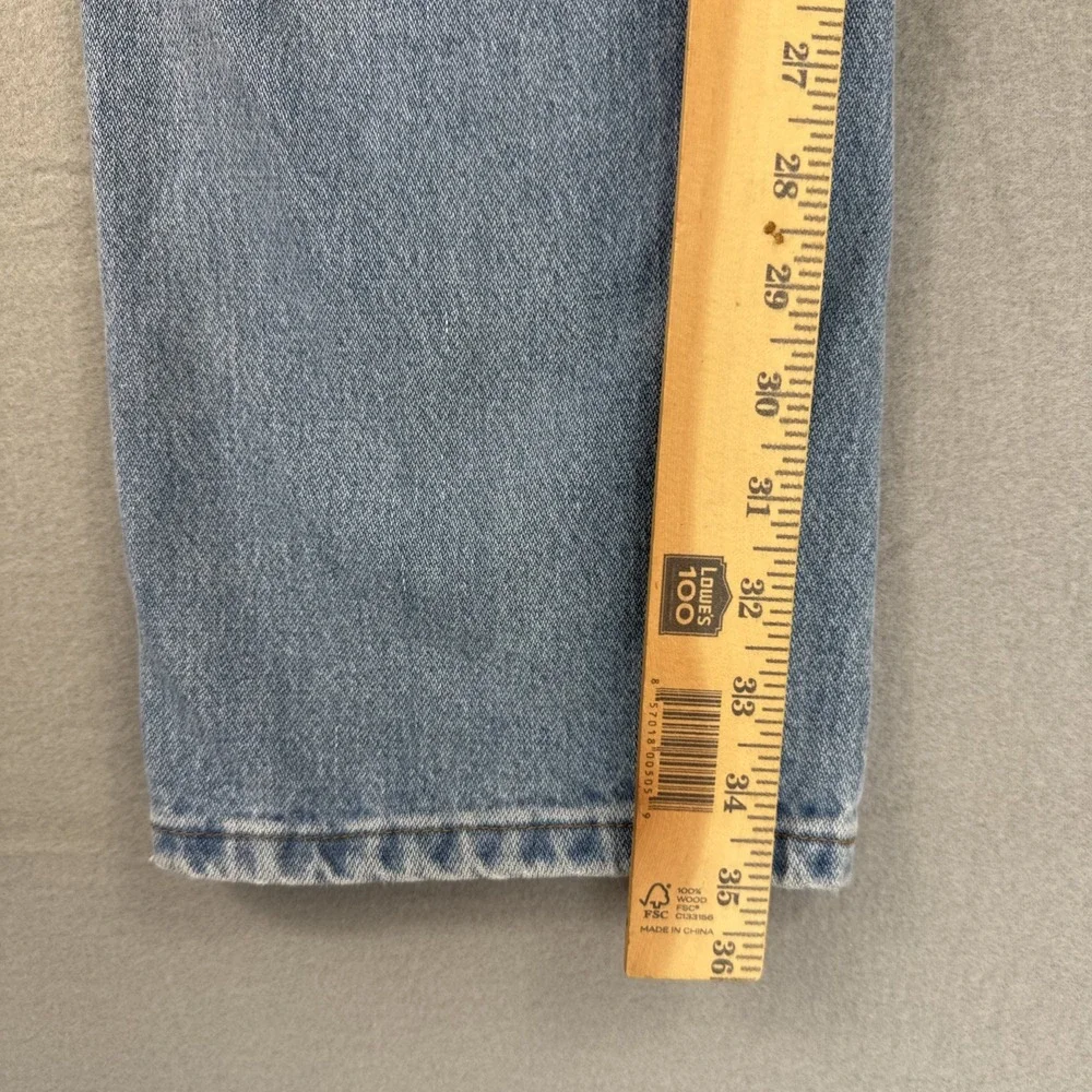 Wrangler 13MWZGH Jeans Men's 34x36 Light Wash Cowboy Cut Original Fit Straight